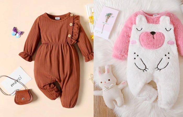 Features Of Little Girl's Long-sleeve Thermal Jumpsuits